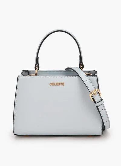 Celeste Solid Tote Bag with Detachable Straps